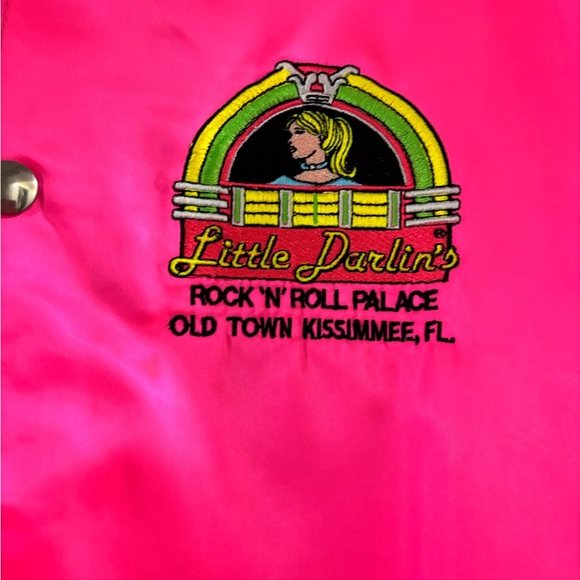 Vintage Little Darlin's /Pink Ladies Jacket/RocknRoll/50’s & 60’s/Grease/Dancing - Picture 1 of 7